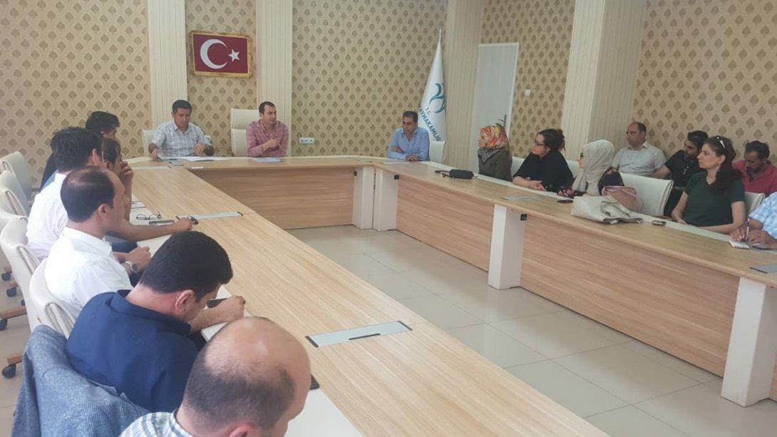 Ortaöğretim Kurumları Yöneticileri ile Toplantı Düzenlendi.