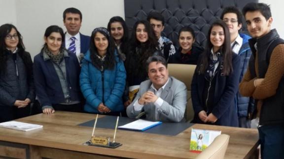 Bismil Anadolu Lisesi öğrencilerinin ziyareti